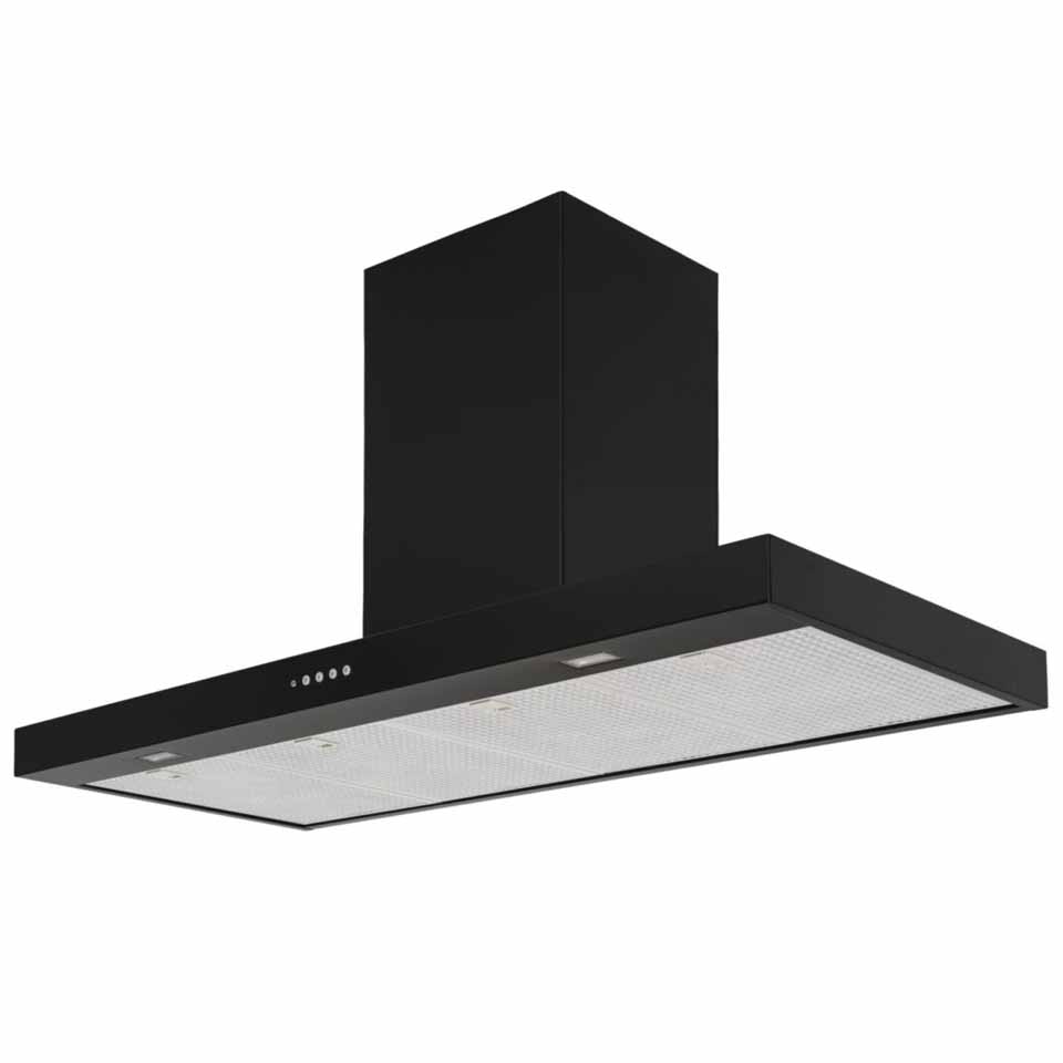 Falcon Infusion Canopy 110cm black Rangehood